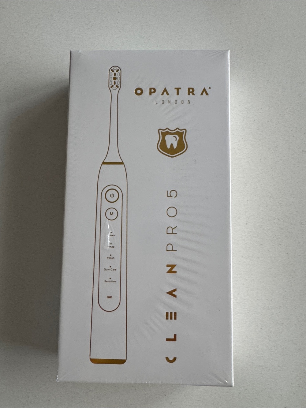 NIB sealed OPATRA London Clean Pro5 Electric Toothbrush — White